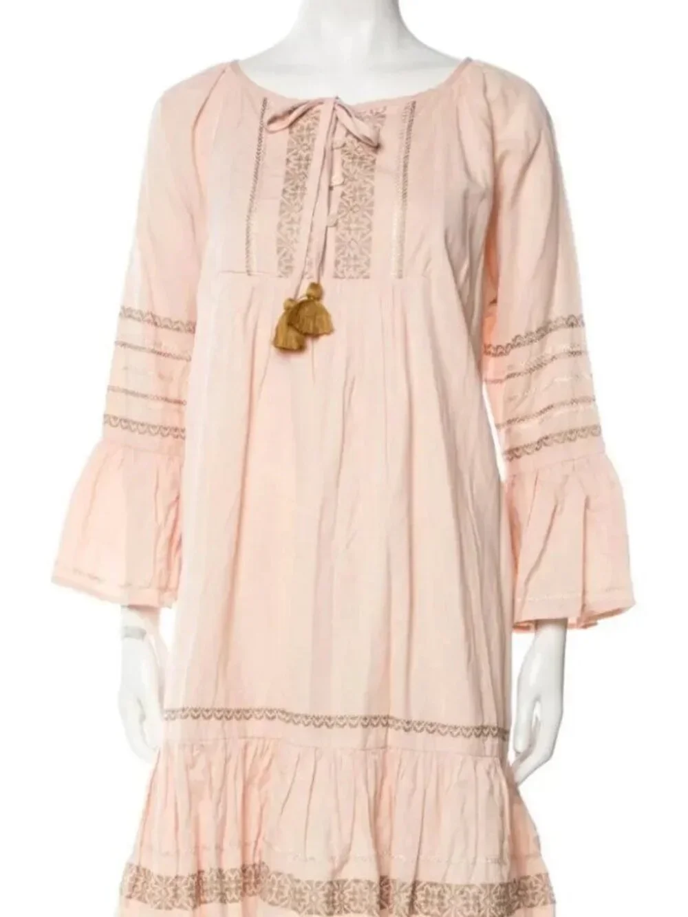 Roller Rabbit Linen and Cotton Blend boho dress - Size S